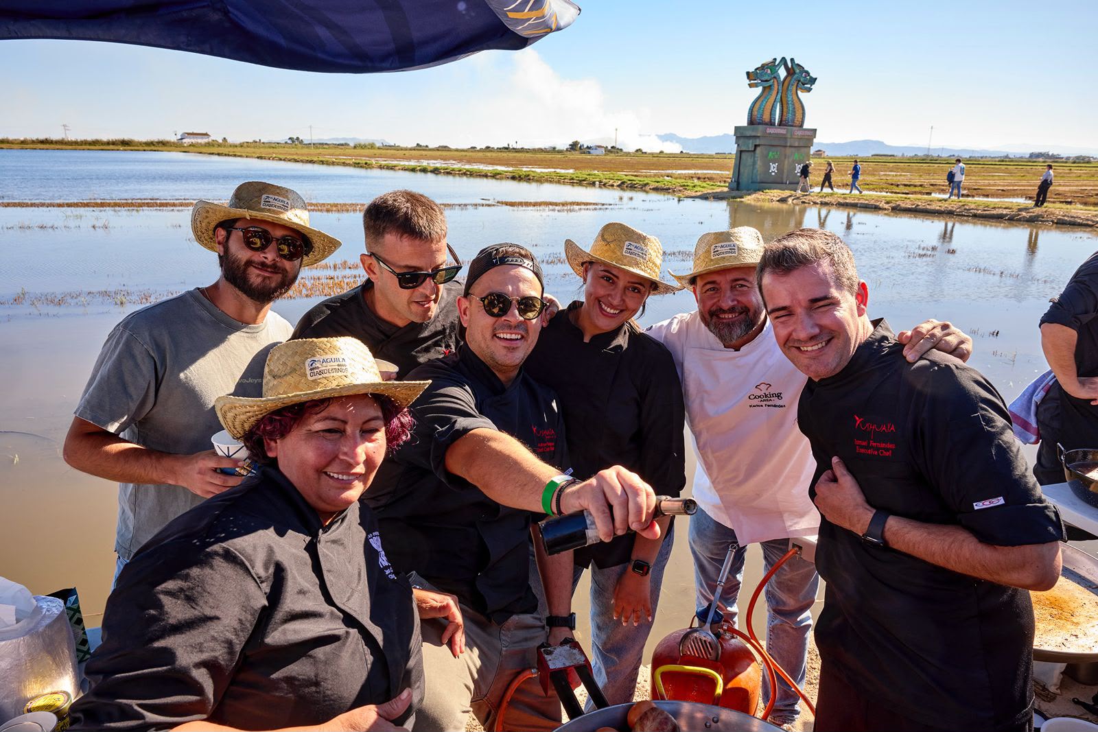 Cocineros internacionales en faena